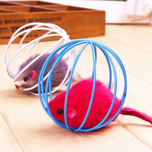 1 PC Cat Toys Pet Supplies Rat In A Cage To Make -  Lovely Dealz 