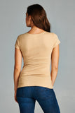 Women's Jersey Short Sleeve Top -  Lovely Dealz 