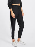 Stripe Tape Side Sweatpants -  Lovely Dealz 