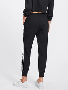 Stripe Tape Side Sweatpants -  Lovely Dealz 