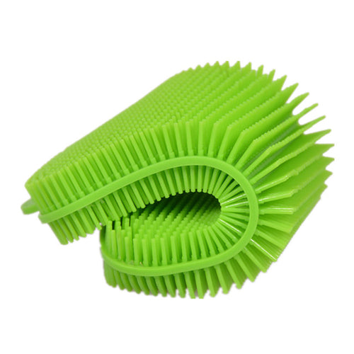 1Pc Silicone Dish Washing Sponge Scrubber Kitchen -  Lovely Dealz 