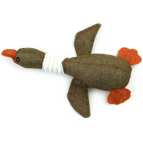 33CM Cloth Pet Dog Chewing Sound Toy Cartoon Goose -  Lovely Dealz 