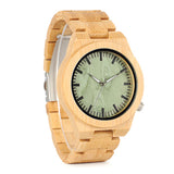 B22 Men's Bamboo Wood Wristwatch Ghost -  Lovely Dealz 