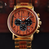 Gold Watch Men Luxury Brand Wooden -  Lovely Dealz 