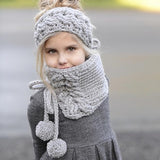 Baby Cap Winter Wool Knitted Handmade Hats Baby -  Lovely Dealz 