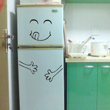 Cute Sticker Fridge Happy Delicious Face Kitchen -  Lovely Dealz 