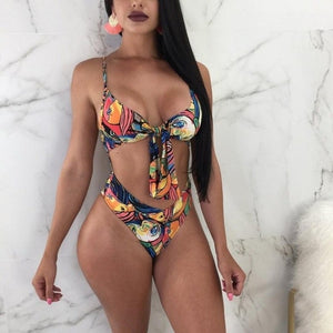 Fancinating Womens Swimwears Letter Printed -  Lovely Dealz 