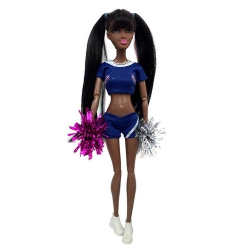 High Quatlity Baby Movable Joint African Doll Toy -  Lovely Dealz 