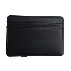 Mini Leather unisex women men Wallet Wallet ID -  Lovely Dealz 