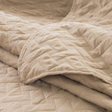 Camel color Quilt Set Bedspread Bed -  Lovely Dealz 