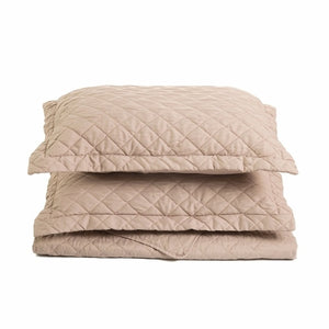 Quilt Set Camel Pattern Bedspread Bed -  Lovely Dealz 