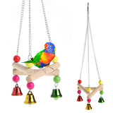 Pet Bird Hanging Swing Toy Birds Cage Pendant Chew -  Lovely Dealz 