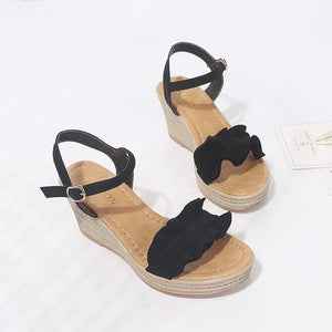 Sexy Sandals Pumps Shoes Fashion Women Wedge Heels -  Lovely Dealz 
