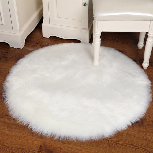 Soft Artificial Sheepskin Rug Chair Cover Bedroom -  Lovely Dealz 