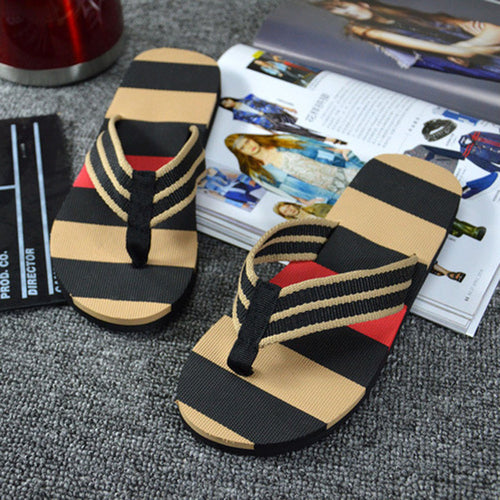 Summer Fashion Flip Flops Slippers For Men Flat -  Lovely Dealz 