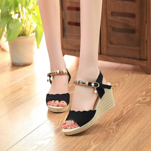 Summer Fashion High Heels Sandals  Women Fish -  Lovely Dealz 