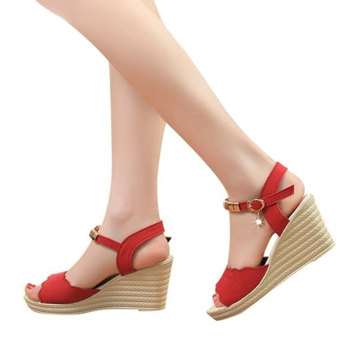 Summer Fashion High Heels Sandals  Women Fish -  Lovely Dealz 