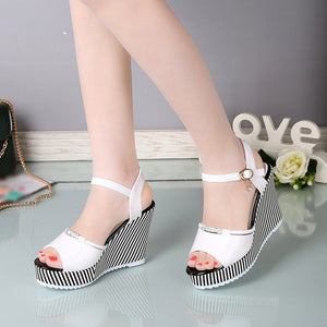 Women Shoes Casual High Heel Sandals Fashion -  Lovely Dealz 