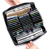 High Capacity 36 Card Slots RFID Wallet -  Lovely Dealz 