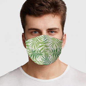 Palm Leaves Face Mask Cover