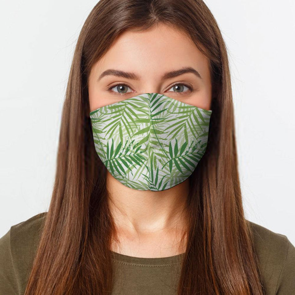 Palm Leaves Face Mask Cover