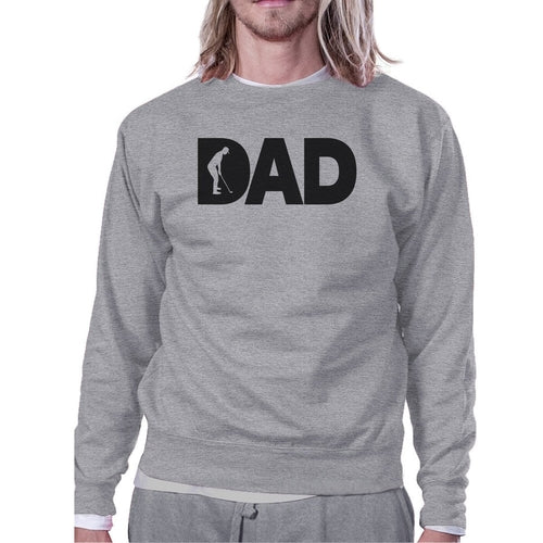 Dad Golf Unisex Grey Sweatshirt Funny Design Tank -  Lovely Dealz 