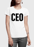CEO Half Sleeves Women T-shirt -  Lovely Dealz 