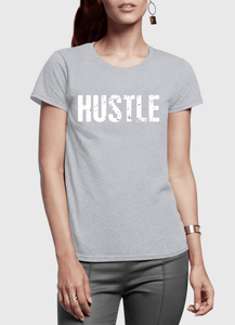 Hustle Half Sleeves Women T-shirt -  Lovely Dealz 