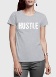 Hustle Half Sleeves Women T-shirt -  Lovely Dealz 